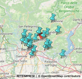 Mappa Via Cappuccini, 24021 Albino BG, Italia (10.393)