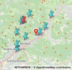 Mappa Via Cappuccini, 24021 Albino BG, Italia (3.71545)