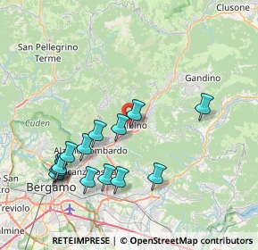 Mappa Via Cappuccini, 24021 Albino BG, Italia (8.15357)