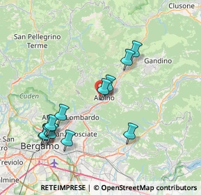 Mappa Via Cappuccini, 24021 Albino BG, Italia (7.8725)