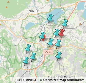 Mappa Via Ai Prati, 22045 Lambrugo CO, Italia (3.23)