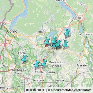 Mappa Via Ai Prati, 22045 Lambrugo CO, Italia (5.35182)
