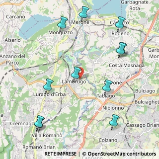 Mappa Via Ai Prati, 22045 Lambrugo CO, Italia (2.57091)