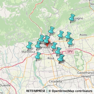 Mappa Via Tabacco, 36061 Bassano del Grappa VI, Italia (5.438)