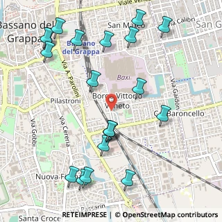 Mappa Via Tabacco, 36061 Bassano del Grappa VI, Italia (0.6265)