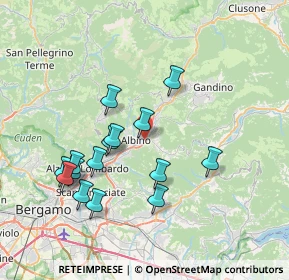 Mappa Via Pradella, 24021 Albino BG, Italia (7.20067)