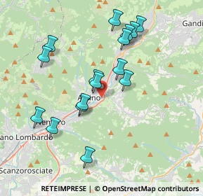 Mappa Via Pradella, 24021 Albino BG, Italia (3.68188)