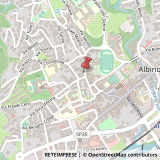 Mappa Via Monsignor C. Carrara, 5, 24021 Albino, Bergamo (Lombardia)