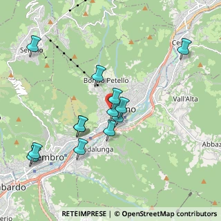 Mappa Via Carrara Monsignore Camillo, 24021 Albino BG, Italia (1.85615)
