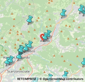 Mappa Via Carrara Monsignore Camillo, 24021 Albino BG, Italia (6.2185)