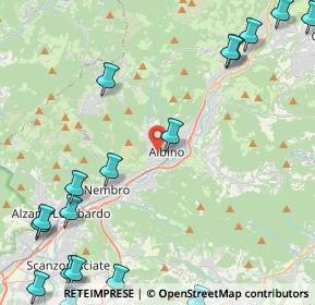 Mappa Via Carrara Monsignore Camillo, 24021 Albino BG, Italia (6.7885)