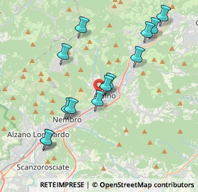 Mappa Via Carrara Monsignore Camillo, 24021 Albino BG, Italia (3.92231)