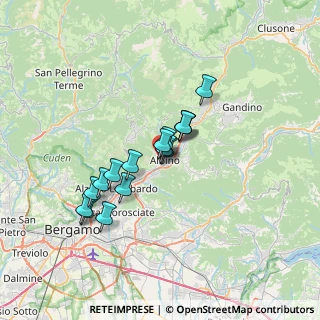 Mappa Via Carrara Monsignore Camillo, 24021 Albino BG, Italia (5.195)