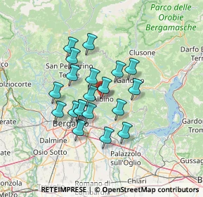 Mappa Via Carrara Monsignore Camillo, 24021 Albino BG, Italia (10.7475)