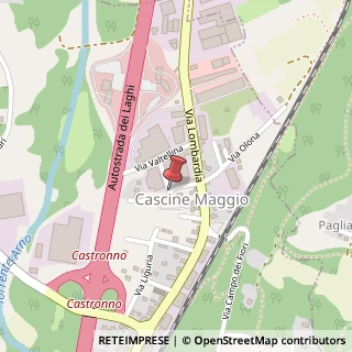 Mappa Via piemonte 3/b, 21040 Castronno, Varese (Lombardia)