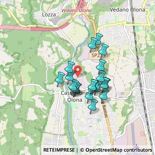 Mappa Via Milani Benedetto, 21043 Castiglione Olona VA, Italia (0.671)