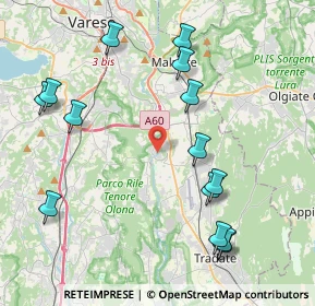 Mappa Via Milani Benedetto, 21043 Castiglione Olona VA, Italia (4.69929)