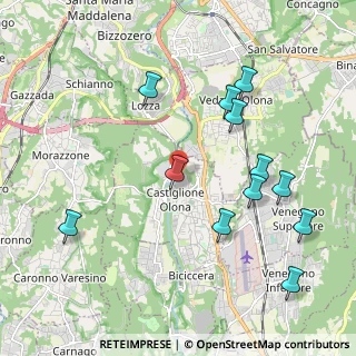 Mappa Via Milani Benedetto, 21043 Castiglione Olona VA, Italia (2.20333)