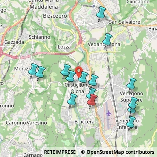 Mappa Via Milani Benedetto, 21043 Castiglione Olona VA, Italia (2.11867)