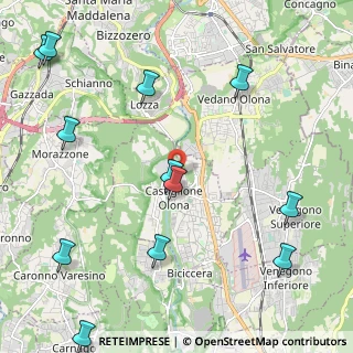 Mappa Via Milani Benedetto, 21043 Castiglione Olona VA, Italia (2.95462)