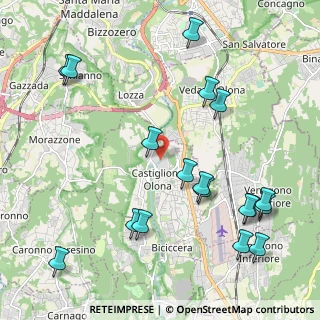 Mappa Via Milani Benedetto, 21043 Castiglione Olona VA, Italia (2.51778)