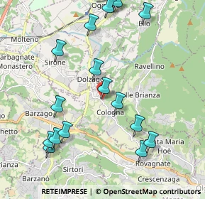 Mappa Via Dante Alighieri, 23884 Castello di Brianza LC, Italia (2.29765)