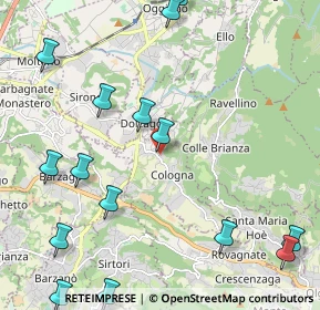 Mappa Via Dante Alighieri, 23884 Castello di Brianza LC, Italia (2.84)