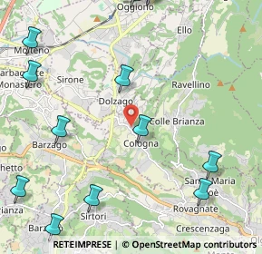 Mappa Via Dante Alighieri, 23884 Castello di Brianza LC, Italia (2.94769)