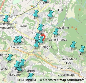 Mappa Via Dante Alighieri, 23884 Castello di Brianza LC, Italia (2.596)