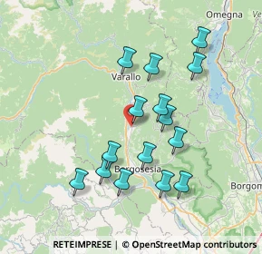 Mappa 13017 Quarona VC, Italia (6.82667)