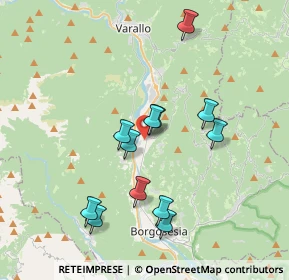 Mappa 13017 Quarona VC, Italia (3.44333)