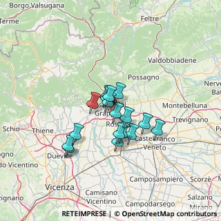 Mappa Via Ciro Menotti, 36061 Bassano del Grappa VI, Italia (9.37882)