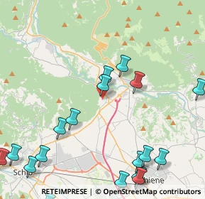 Mappa Via San Eurosia, 36013 Piovene Rocchette VI, Italia (5.93684)