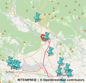 Mappa Via San Eurosia, 36013 Piovene Rocchette VI, Italia (6.03083)