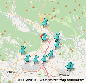 Mappa Via San Eurosia, 36013 Piovene Rocchette VI, Italia (3.96)