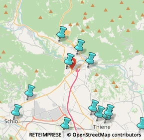 Mappa Via Trieste, 36013 Piovene Rocchette VI, Italia (5.46923)