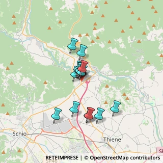 Mappa Via Trieste, 36013 Piovene Rocchette VI, Italia (2.46)