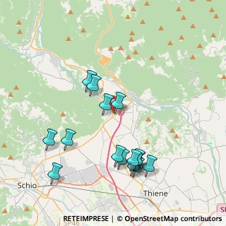 Mappa Via Trieste, 36013 Piovene Rocchette VI, Italia (4.098)