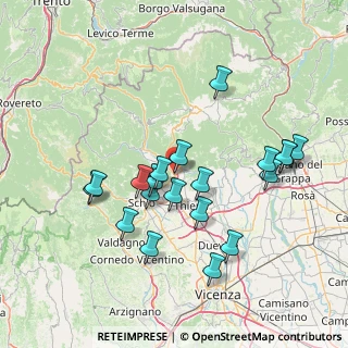 Mappa Via Trieste, 36013 Piovene Rocchette VI, Italia (14.391)