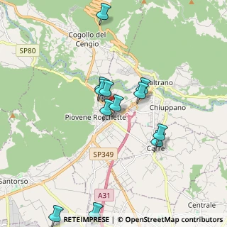 Mappa Via Trieste, 36013 Piovene Rocchette VI, Italia (1.7825)