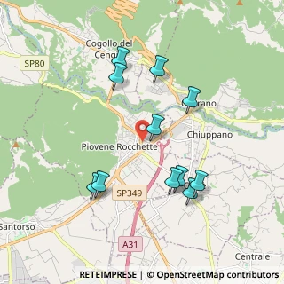 Mappa Via Trieste, 36013 Piovene Rocchette VI, Italia (1.85455)