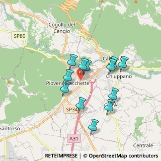 Mappa Via Trieste, 36013 Piovene Rocchette VI, Italia (1.49417)