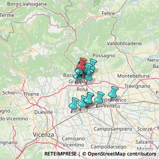 Mappa Via Pio IX, 36061 Bassano del Grappa VI, Italia (7.42571)