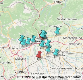 Mappa Via Pio IX, 36061 Bassano del Grappa VI, Italia (9.44846)