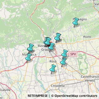 Mappa Via Pio IX, 36061 Bassano del Grappa VI, Italia (5.02214)