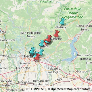 Mappa Via Ezio Tarantelli, 24021 Albino BG, Italia (9.58167)