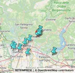 Mappa Via Ezio Tarantelli, 24021 Albino BG, Italia (12.89833)
