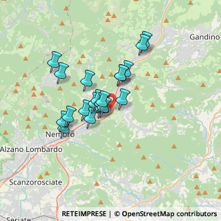 Mappa Via Ezio Tarantelli, 24021 Albino BG, Italia (2.6505)