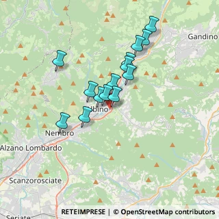 Mappa Via Ezio Tarantelli, 24021 Albino BG, Italia (2.91143)
