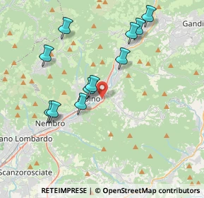 Mappa Via Ezio Tarantelli, 24021 Albino BG, Italia (3.81818)